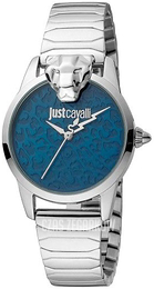 Just Cavalli Glam Chic Niebieski/Stal Ø32 mm JC1L220M0225