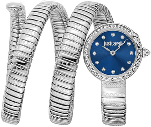 Just Cavalli Signature Niebieski/Stal Ø22 mm JC1L302M0015