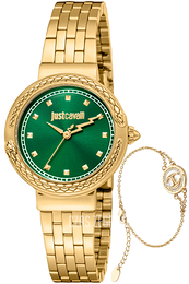 Just Cavalli Set Zielony/Pozlacana Ø30 mm JC1L311M0035