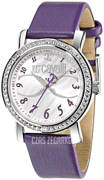 Just Cavalli Srebrny/Skóra Ø37 mm R7251103645
