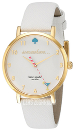 Kate Spade Metro Biały/Skóra Ø34 mm 1YRU0765