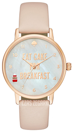 Kate Spade Metro Biały/Skóra Ø34 mm 1YRU0892