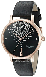 Kate Spade Metro Czarny/Skóra Ø34 mm KSW1014
