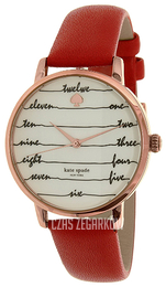 Kate Spade Metro Biały/Skóra Ø34 mm KSW1061