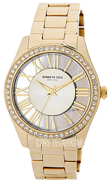 Kenneth Cole Srebrny/Stal w odcieniu złota Ø40 mm 10008188