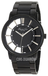 Kenneth Cole Transparency Czarny/Stal Ø43.5 mm 10010706