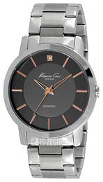 Kenneth Cole Diamond Szary/Stal Ø43.5 mm 10013218