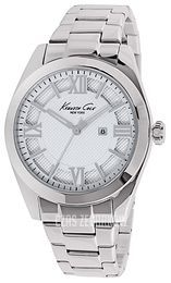 Kenneth Cole Biały/Stal Ø40 mm 10023856