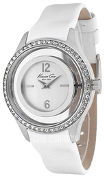 Kenneth Cole Srebrny/Skóra Ø34 mm 10026949