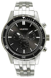 Kenneth Cole Czarny/Stal Ø44 mm 10027771