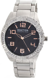 Kenneth Cole Czarny/Stal Ø48 mm 10031250