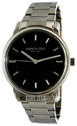 Kenneth Cole Czarny/Stal Ø34 mm 10031693