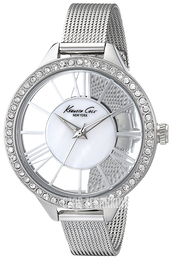 Kenneth Cole Transparency Biały/Stal Ø40 mm KC0007