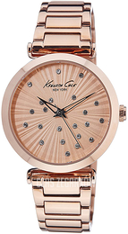 Kenneth Cole Różowe złoto/Stal w kolorze różowego złota Ø35 mm KC0019