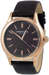 Kenneth Cole Brązowy/Skóra Ø43 mm KC10031479