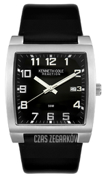 Kenneth Cole Czarny/Skóra Ø37 mm KC1239