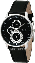 Kenneth Cole Czarny/Skóra Ø40.5 mm KC1460