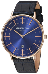 Kenneth Cole Classic Niebieski/Skóra Ø41 mm KC15057015