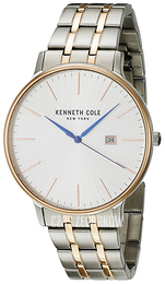 Kenneth Cole Classic Srebrny/Stal w kolorze różowego złota Ø42 mm KC15095003