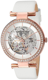 Kenneth Cole Automatic Srebrny/Skóra Ø36 mm KC15107001