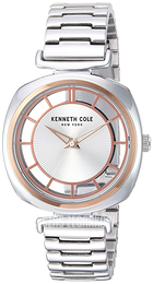 Kenneth Cole Transparency Srebrny/Stal Ø35 mm KC15108002