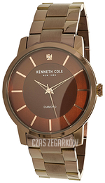 Kenneth Cole Diamond Brązowy/Stal Ø43.5 mm KC15114004