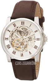 Kenneth Cole Srebrny/Skóra Ø43 mm KC1515