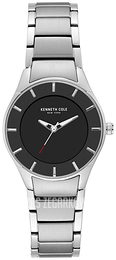 Kenneth Cole Czarny/Stal Ø32 mm KC15201002