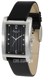 Kenneth Cole Czarny/Skóra Ø39 mm KC1587