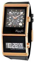 Kenneth Cole Digital Czarny/Guma Ø34 mm KC1790