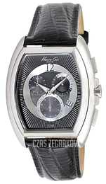 Kenneth Cole Barrel Czarny/Skóra KC1880