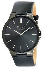 Kenneth Cole Czarny/Skóra Ø44 mm KC1885