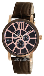 Kenneth Cole Classic Czarny/Skóra Ø44 mm KC1981