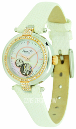 Kenneth Cole Biały/Skóra Ø27 mm KC2529