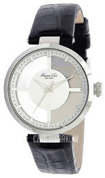 Kenneth Cole Srebrny/Skóra Ø32 mm KC2649
