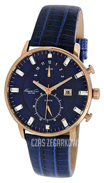 Kenneth Cole Niebieski/Skóra Ø42 mm KC2756