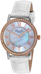 Kenneth Cole Classic Biały/Skóra Ø36 mm KC2836
