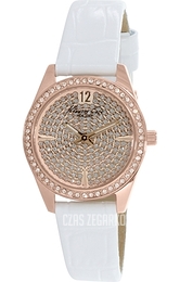 Kenneth Cole Srebrny/Skóra Ø28 mm KC2844