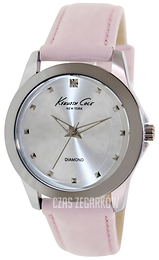 Kenneth Cole Srebrny/Skóra Ø34 mm KC2858