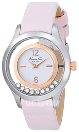 Kenneth Cole Transparency Biały/Skóra Ø33 mm KC2859