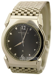 Kenneth Cole Czarny/Stal Ø40 mm KC3477