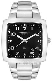 Kenneth Cole Czarny/Stal Ø42 mm KC3611