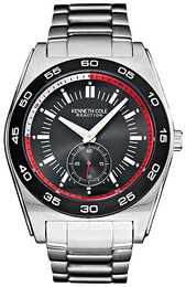 Kenneth Cole Czarny/Stal Ø43 mm KC3764