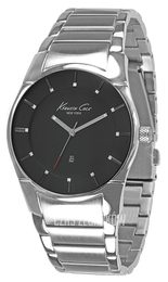 Kenneth Cole Czarny/Stal Ø49 mm KC3868