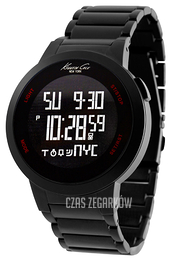 Kenneth Cole Touch Czarny/Stal Ø45 mm KC3903