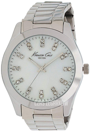 Kenneth Cole Biały/Stal Ø39 mm KC4795