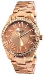 Kenneth Cole Transparency Zloty/Stal w kolorze różowego złota Ø39 mm KC4862