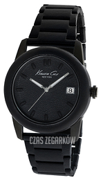 Kenneth Cole Czarny/Skóra Ø44 mm KC4864