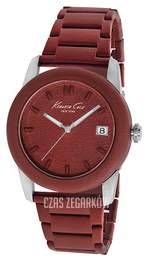 Kenneth Cole Czerwony/Skóra Ø44 mm KC4865
