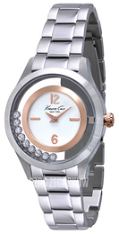 Kenneth Cole Transparency Biały/Stal Ø34 mm KC4910
